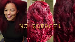 LOREAL HICOLOR MAGENTA  Color Refresh  Root Touch Up  Heatless Curls Tutorial [upl. by Suiram]