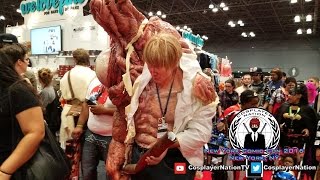 New York Comic Con 2016  Cosplay to Keanu Reeves by Cosplayer Nation [upl. by Iidnarb993]