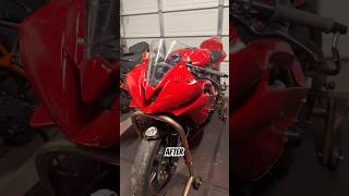 Lowside aftermath  R6 Rebirth trackday motorcycle yamahar6 [upl. by Neirbo]