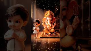 Ganesh Mantra  Ghalin Lotangan Aarti Short Video  Ganpati Bappa Morya [upl. by Annerb]