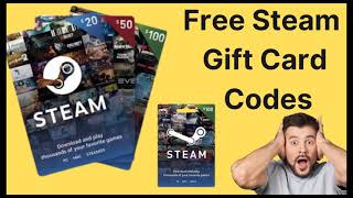 Free Steam Gift Card Codes 2024 Live Proof Unused  How To Get Free Steam Codes [upl. by Deina]