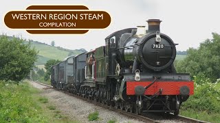 GWR Steam Locomotives  Western Region Compilation 20172022 [upl. by Ateuqahs]