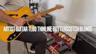 Artist Guitar TL69 Thinline Jam 2 [upl. by Almond48]