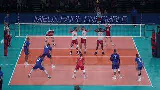 Volleyball  Poland  France 30 Amazing Full Match [upl. by Eibloc]