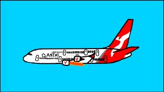 Plane crash animations s2 e1  qantas flight 32 [upl. by Nolan]