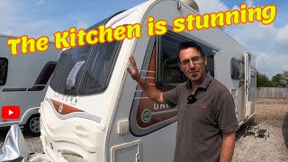 Stunning 4 Berth Caravan For Sale Bailey Unicorn Madrid [upl. by Hannahoj]