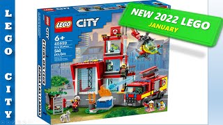 NEW 2022 LEGO CITY Fire Station 60320 [upl. by Amekahs]