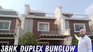 TOUR THE STUNNING 3BHK DUPLEX BUNGLOWS NEAR BHATAGAO ON NH53 COVERED CAMPUS  TIKARAM SAHU [upl. by Etteiluj]