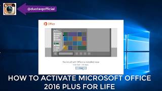 how to activate office 2016 pro  permanently activate microsoft office 2016 amp 2019 pro plus ✅ [upl. by Bronez]