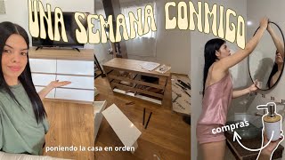 UNA SEMANA CONMIGO  organizando la casa armando muebles haul deco parciales [upl. by Navoj]