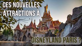 Les Nouvelles Attractions que jattends au Parc Disneyland Paris [upl. by Eiggem907]