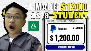 I MADE 1200 as a STUDENT with NO VIRAL VIDEOS  HOW TO EARN MONEY ONLINE FOR STUDENTS [upl. by Hanej145]