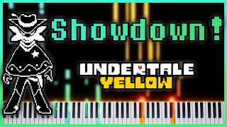 Showdown Piano Cover  Undertale Yellow OST [upl. by Nyrem408]