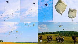 173rd Airborne Brigades EPIC Combat Jump at Saber Junction 2024 [upl. by Hadias]