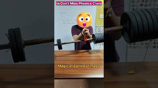 🤫Game of Physics  Dont Miss centreofmass physics science experiment shorts education [upl. by Maleen]