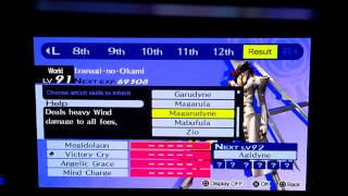 Persona 4 Golden Fusing IzanaginoOkami [upl. by Hamrah]