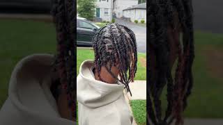 Two strand twist for the win 🩷 viral charlottenc braids locs [upl. by Huberty]