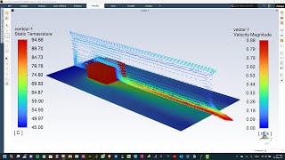 Ansys Fluent Tutorial  Electronics Cooling Using a Heat Sink [upl. by Ellertnom]