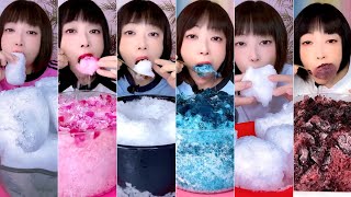 ASMR shaved ice cake new part 16 [upl. by Jermayne]