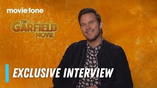 The Garfield Movie  Exclusive Interview  Chris Pratt [upl. by Rochell]