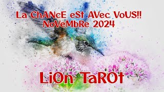 ‼️LION NOVEMBRE 2024‼️👋🪷La ChANcE eSt AvEC VoUS 👋🪷 [upl. by Ahsaekal]