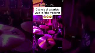 cuando al baterista aun le falta madurar humor rock [upl. by Xino]