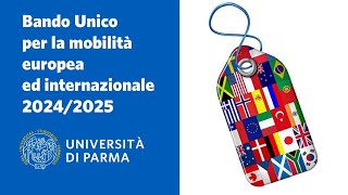 Presentazione del nuovo Bando Unico per la mobilità europea ed internazionale 20242025 [upl. by Sammy]