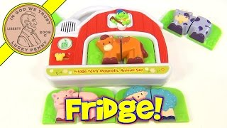 LeapFrog Fridge Farm Magnetic Animal Set Sounds Toy [upl. by Anelis278]