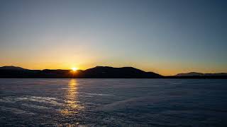 Ossipee Lake Sunset  Freedom NH  Timelapse  February 24th 2024 [upl. by Elvin]