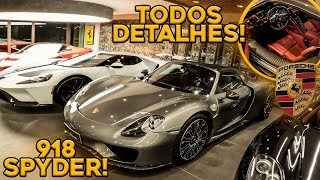 TODOS OS DETALHES DO PORSCHE 918 SPYDER ðŸ‡§ðŸ‡·  CARRO DA SANTÃSSIMA TRINDADE [upl. by Lem]