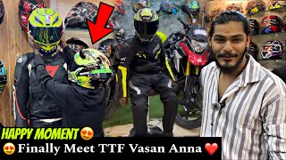 Kuttyttf  😍 Finally Meet TTF Vasan Anna 🔥 Surprise Gift 💝  ttf kuttyttf ttfvasan vlog [upl. by Onirotciv71]