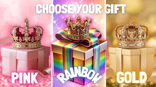 Choose Your Gift 🎁💝🤮  3 Box Challenge Pink Rainbow or Gold [upl. by Howie]