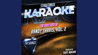 Its Just a Matter of Time Karaoke Version Originally Performed By Randy Travis [upl. by Sudnak]