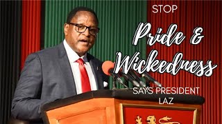 President Chakwera on Malawis Missed Blessings Pride amp Wickedness  2023 Prayer Day Exclusive [upl. by Ashlan]