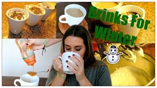 ♡ DIY Winter Hot Drinks ♡ [upl. by Sigler]