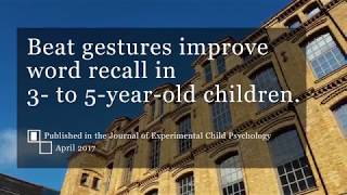 Beat gestures improve word recall in 3to 5yearold children [upl. by Felicia]