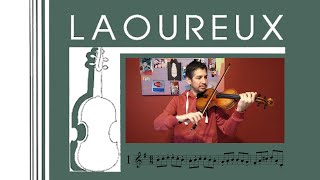 Laoureux Study on the Springing Bow 1  Laoureux Allegretto  Violin Study [upl. by Toney]