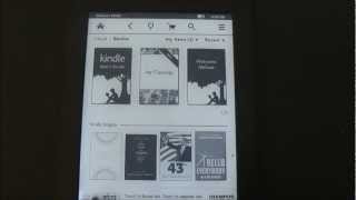 Tech Tip 22 Kindle  Kindle Paperwhite Wifi Setup [upl. by Ahsac603]