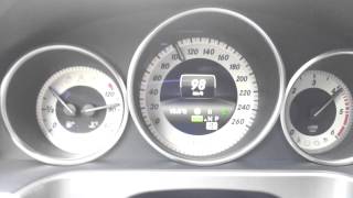 Mercedes E350 CDI Bluetec kickdown Acceleration [upl. by Terryn]