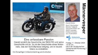 Männervesper SV Welzheim Eine anfassbare Passion BMW R2 [upl. by Brentt]