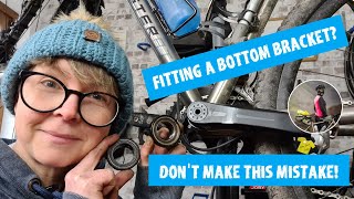 Dont make this mistake when fitting a Praxis bottom bracket [upl. by Gladys]