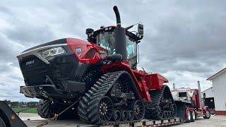 New 715 Horsepower Case IH Quadtrac Tractor Arrives At The Farm Season 5 Episode 3 [upl. by Cirde]