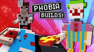 We unlock new fears with these Phobia builds  Minecraft Gartic Phone [upl. by Prudence540]