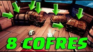 CONSEGUIMOS 8 COFRES A LA VEZ  Sea of Thieves  Nexxuz [upl. by Fredela610]