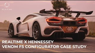 REALTIME I Hennessey Venom F5 Configurator I Case Study [upl. by Ennahtur102]