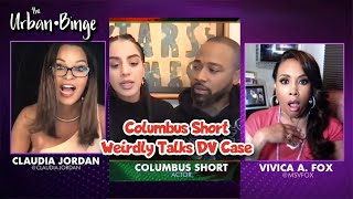 Claudia Jordan Speaks With Columbus Short on Domestic Violence Charges [upl. by Narmi20]