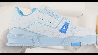 Louis Vuitton Trainer x Tyler the Creator “Blue” [upl. by Whittemore]