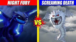 Night Fury vs Screaming Death  SPORE [upl. by Tella]