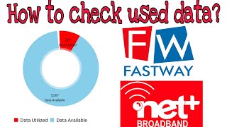 Netplus broadband  How to check used data  tech review [upl. by Clementius229]