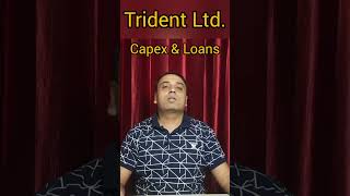 Capex amp Loans I Trident Share Analysis  Trident Share Latest News [upl. by Parthinia]